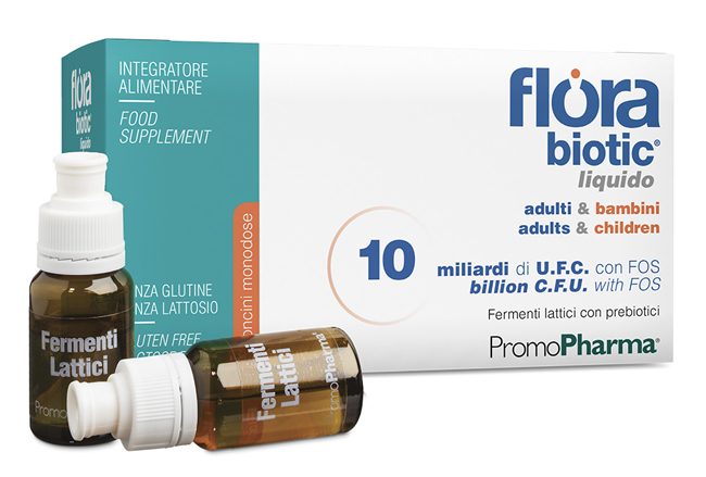 FLORA LIQUIDO ADULTI & BAMBINI 10 FLACONCINI X 10 ML - Farmaunclick.it