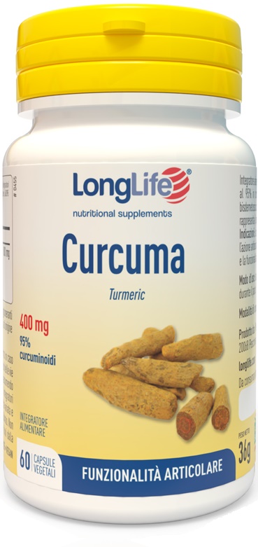 LONGLIFE CURCUMA 60 CAPSULE VEGETALI - Farmaunclick.it