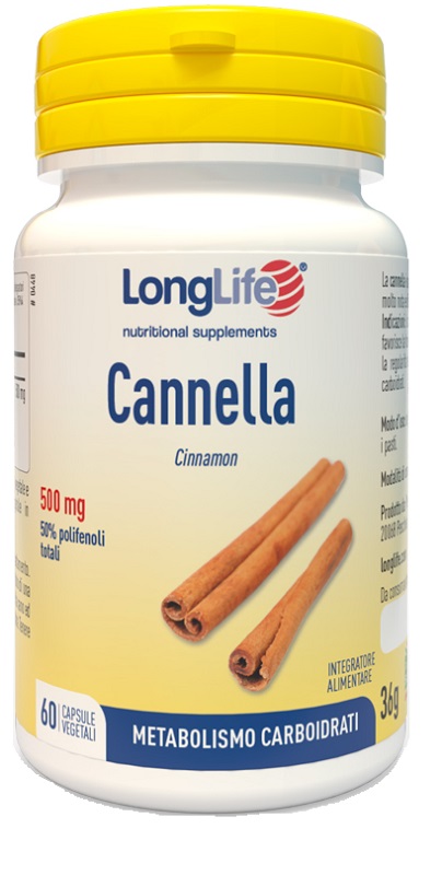 LONGLIFE CANNELLA 60 CAPSULE - Farmaunclick.it