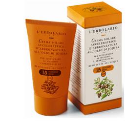CREMA ACCELERATRICE D'ABBRONZATURA OLIO DI JOJOBA SPF15 125 ML - Farmaunclick.it