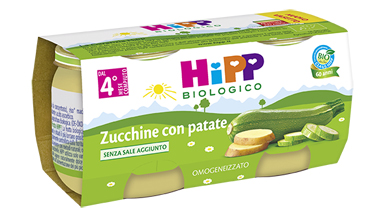 HIPP BIO HIPP BIO OMOGENEIZZATO ZUCCHINE CON PATATE 2X80 G - Farmaunclick.it