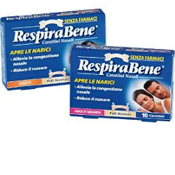 CEROTTO NASALE CLASSICO GRANDE ADULTI RESPIRA BENE 10 PEZZI - Farmaunclick.it