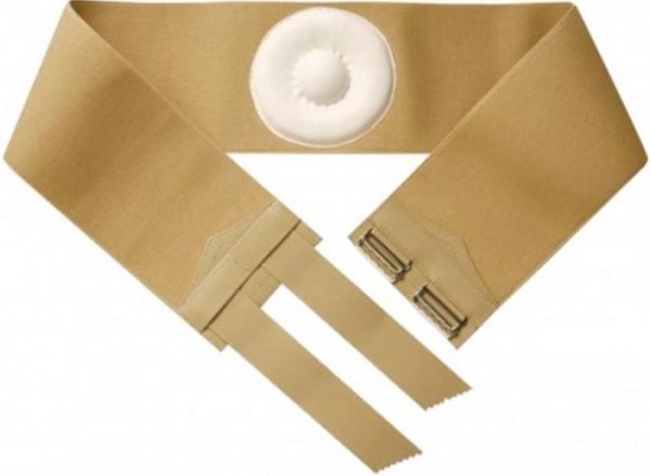 ORIONE 357 CINTO PER ERNIA OMBELICALE CON PELOTTA RIVESTITA IN PELLE BEIGE 9 - Farmaunclick.it