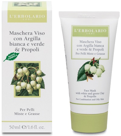 MASCHERA VISO ALL'ARGILLA E ALLA PROPOLI 50 ML - Farmaunclick.it