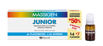 MASSIGEN JUNIOR 21 FLACONCINI DA 10 ML - Farmaunclick.it