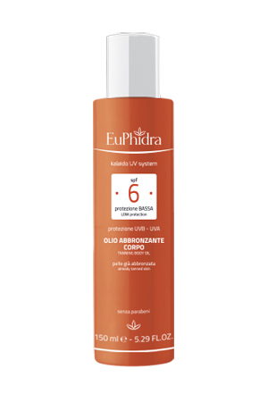 EUPHIDRA KALEIDO UV SYSTEM OLIO SOLARE CORPO 6 - Farmaunclick.it