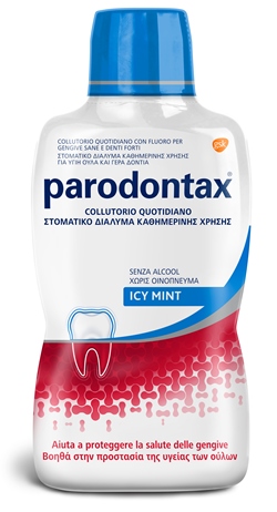 PARODONTAX COLLUTORIO QUOTIDIANO ICY MINT CON FLUORO 500 ML - Farmaunclick.it