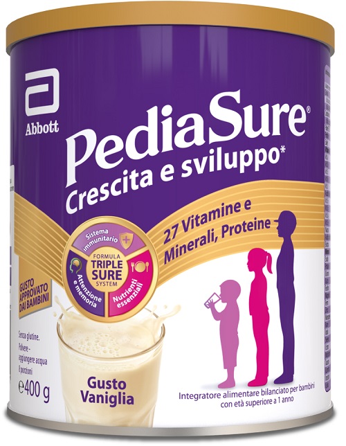 PEDIASURE CRESCITA&SVILUPPO VANIGLIA 400 G - Farmaunclick.it