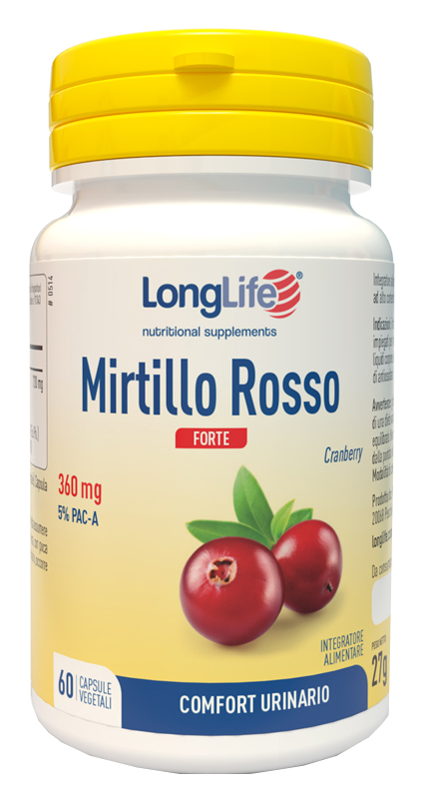 LONGLIFE MIRTILLO ROSSO FORTE 60 CAPSULE - Farmaunclick.it