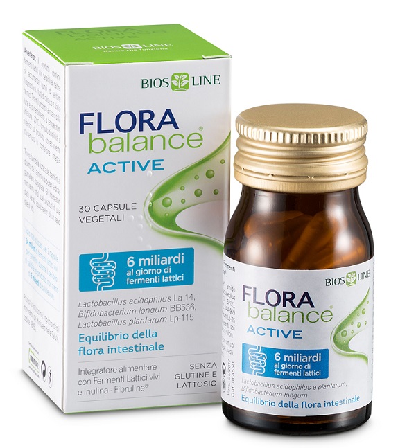 BIOSLINE FLORABALANCE ACTIVE 30 CAPSULE VEGETALI - Farmaunclick.it