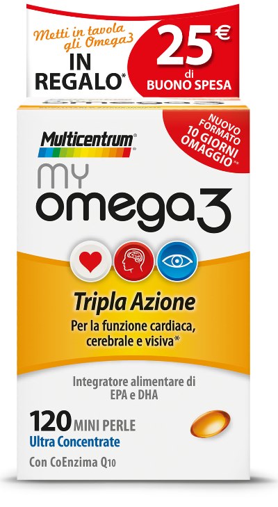 MULTICENTRUM MY OMEGA3 120 MINI PERLE PROMO - Farmaunclick.it