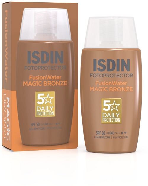 FUSION WATER MAGIC COLOR BRONZE SPF50 50 ML - Farmaunclick.it