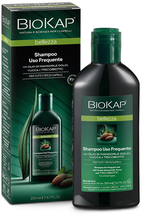 BIOKAP BELLEZZA SHAMPOO USO FREQUENTE CON TRICOBIOTIC 200 ML - Farmaunclick.it