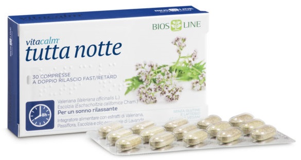 VITACALM TUTTA NOTTE FAST/RETARD 30 COMPRESSE - Farmaunclick.it