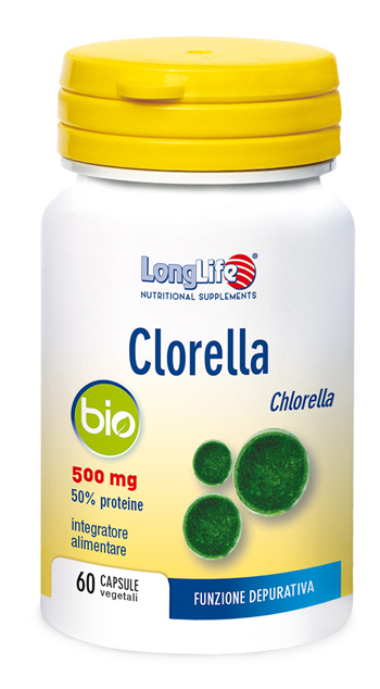 LONGLIFE CLORELLA BIO 60 CAPSULE - Farmaunclick.it