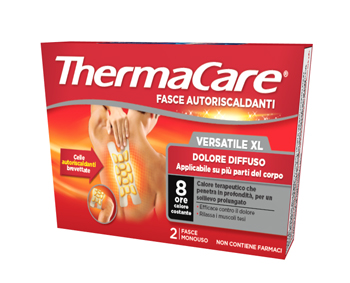 FASCIA AUTORISCALDANTE VERSATILE THERMACARE XL 2 PEZZI - Farmaunclick.it