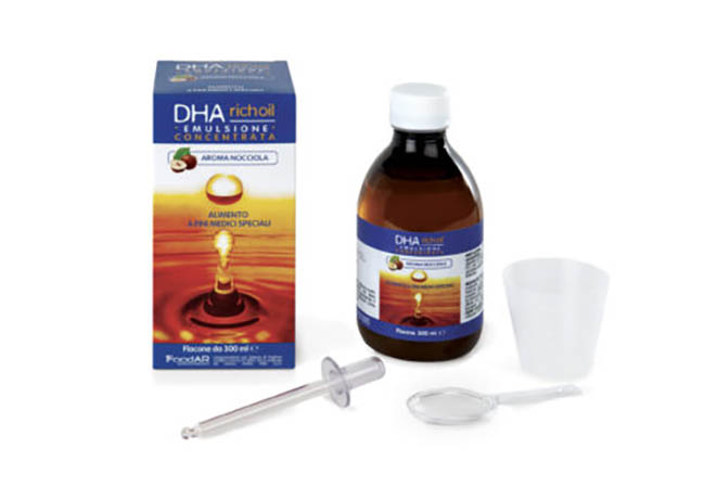 DHA RICHOIL SCIROPPO AL 25% DI DHA DI ORIGINE ALGALE GUSTO MANDORLA 30 ML - Farmaunclick.it