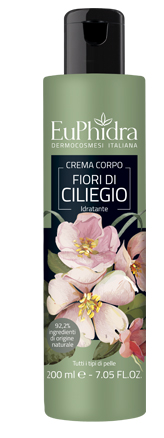 EUPHIDRA CREMA CORPO IDRATANTE CILIEGIO IN FLACONE CON ETICHETTA - Farmaunclick.it