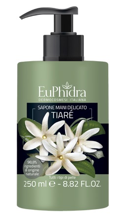 EUPHIDRA SAPONE LIQUIDO MANI TIARE' IN FLACONE CON ETICHETTA DISPENSER - Farmaunclick.it