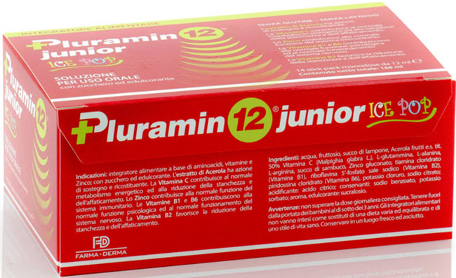 PLURAMIN12 JUNIOR 14 STICK PACK 12 ML - Farmaunclick.it