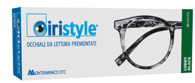 OCCHIALE DA LETTURA PREMONTATO IRISTYLE LOBBY BLACK +2,50 1 PAIO - Farmaunclick.it