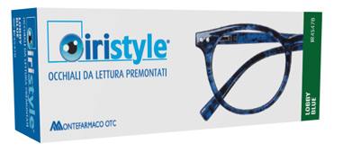 OCCHIALE DA LETTURA PREMONTATO IRISTYLE LOBBY BLUE +1,00 1 PAIO - Farmaunclick.it