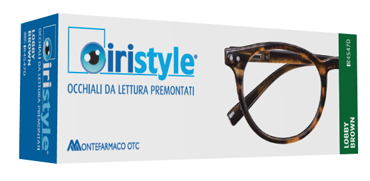 OCCHIALE DA LETTURA PREMONTATO IRISTYLE LOBBY BROWN +2,50 1 PAIO - Farmaunclick.it