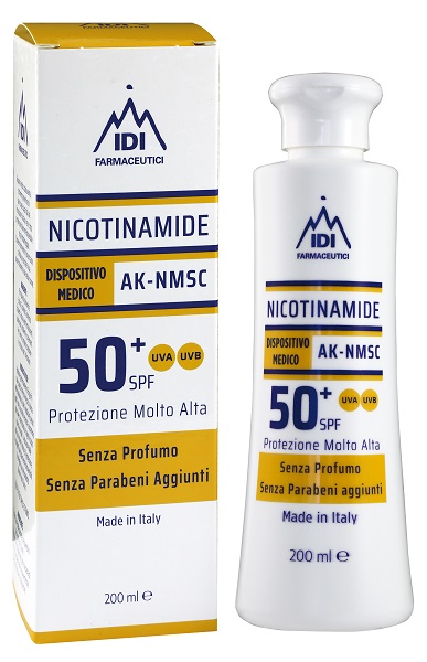 NICOTINAMIDE AK-NMSC 50+SPF PROTEZIONE MOLTO ALTA 200 ML - Farmaunclick.it
