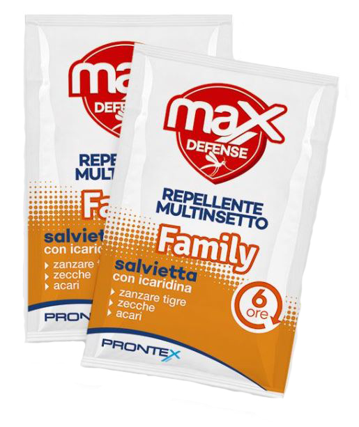 PRONTEX MAX DEFENSE SALVETTINE FAMILY 12 PEZZI - Farmaunclick.it