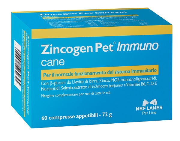 ZINCOGEN PET IMMUNO 60 COMPRESSE - Farmaunclick.it