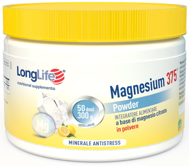 LONGLIFE MAGNESIUM 375 POWDER 300 G - Farmaunclick.it