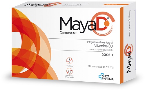 MAYA D 60 COMPRESSE MASTICABILI DA 280 MG - Farmaunclick.it