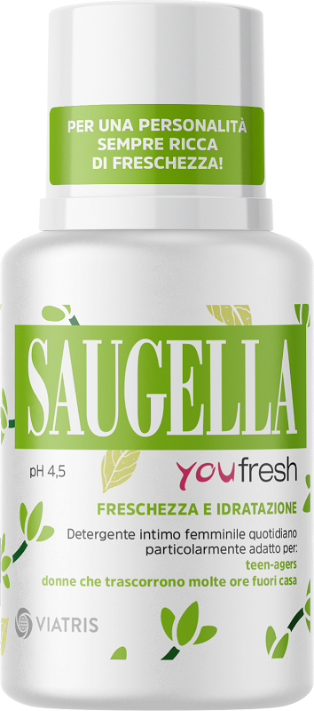SAUGELLA YOU FRESH PH 4,5 FRESCHEZZA E IDRATAZIONE DETERGENTE INTIMO 100 ML - Farmaunclick.it