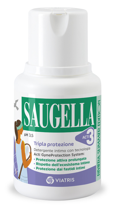 SAUGELLA ACTI3 DETERGENTE INTIMO 100 ML - Farmaunclick.it