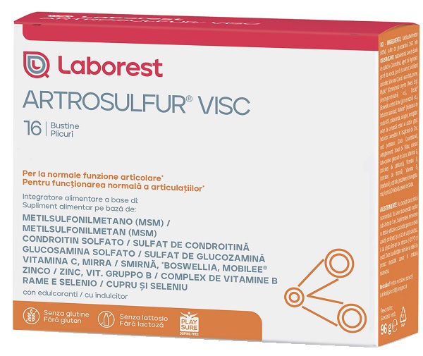 ARTROSULFUR VISC 16 BUSTINE DA 6 G - Farmaunclick.it