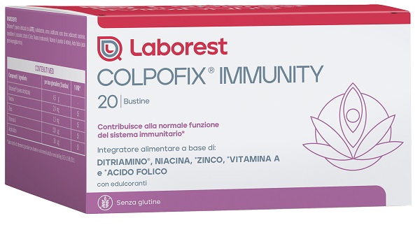 COLPOFIX IMMUNITY 20 BUSTINE SENZA GLUTINE CON EDULCORANTI - Farmaunclick.it