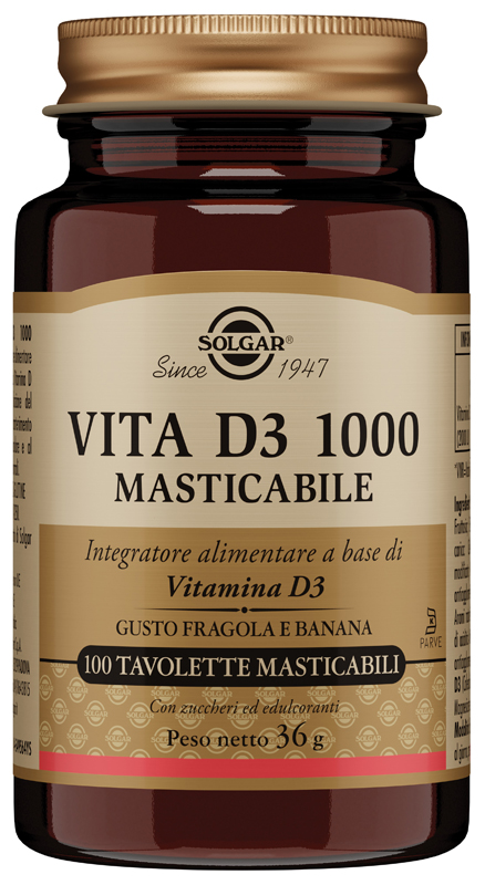 VITA D3 1000 100 TAVOLETTE MASTICABILI - Farmaunclick.it