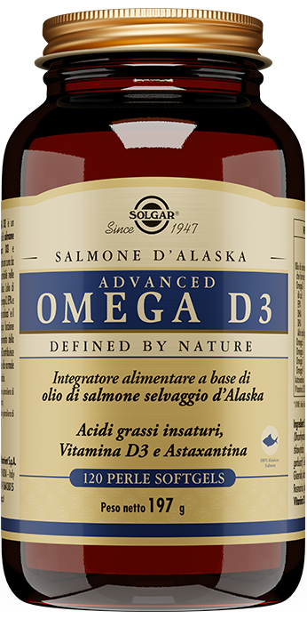 ADVANCED OMEGA D3 120 PERLE SOFTGEL - Farmaunclick.it