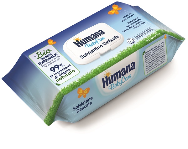 HUMANA BABY CARE SALVIETTE 72 PEZZI - Farmaunclick.it