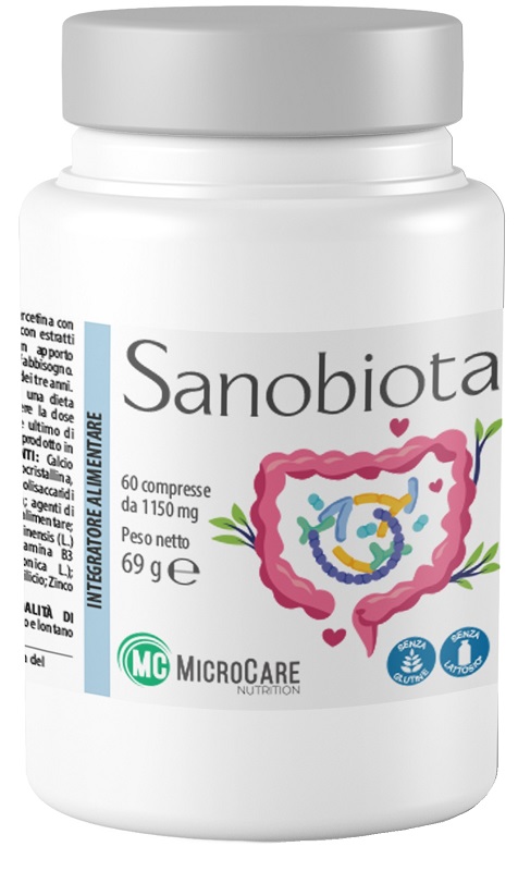 MICROCARE NUTRITION SANOBIOTA 60 COMPRESSE - Farmaunclick.it