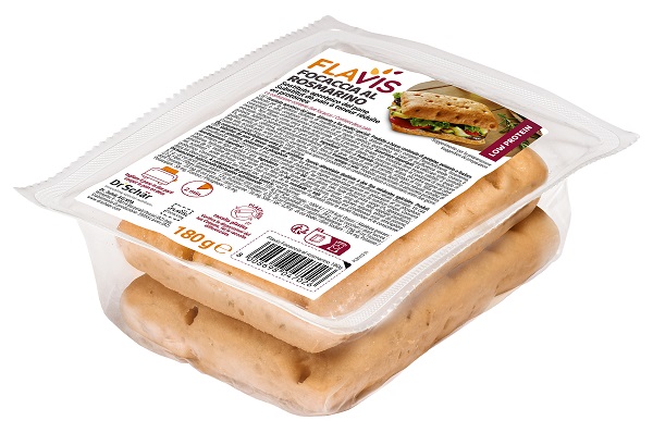 FLAVIS FOCACCIA ROSMARINO 2 PEZZI DA 90 G - Farmaunclick.it