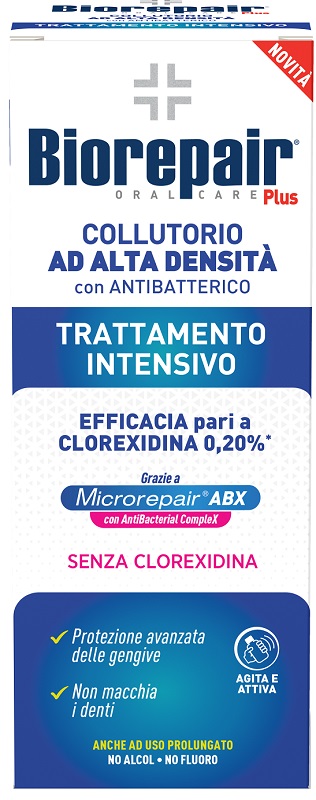 BIOREPAIR PLUS COLLUTORIO ALTA DENSITA' ANTIBATTERICO ABX 250 ML - Farmaunclick.it