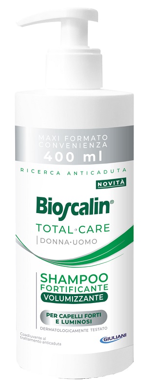 BIOSCALIN TOTAL CARE SHAMPOO FORTIFICANTE VOLUMIZZANTE 400 ML - Farmaunclick.it