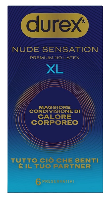 PRESERVATIVO DUREX NUDE SENSATION XL 6 PEZZI - Farmaunclick.it