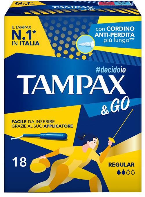 TAMPAX &GO REGULAR 18 PEZZI - Farmaunclick.it