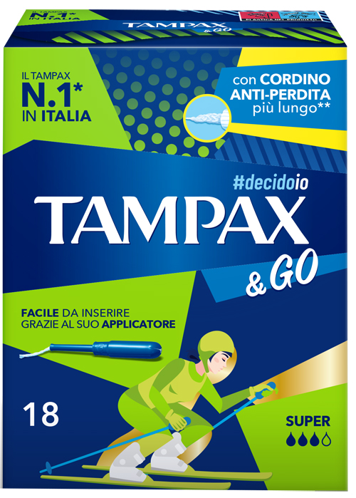 TAMPAX &GO SUPER 18 PEZZI - Farmaunclick.it
