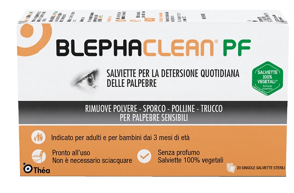 BLEPHACLEAN PF SALVIETTE DETERSIONE QUOTIDIANA PALPEBRE 20 PEZZI SENZA PROFUMO - Farmaunclick.it