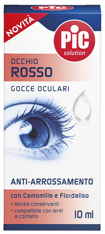 PIC GOCCE OCULARI OCCHIO ROSSO 10 ML - Farmaunclick.it