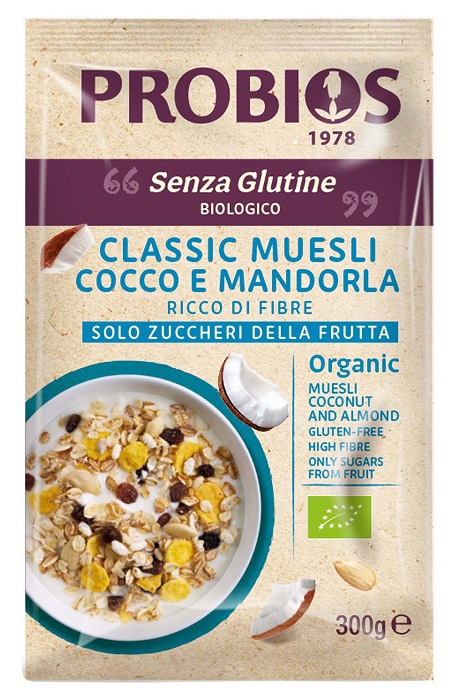 PROBIOS CLASSIC MUESLI COCCO E MANDORLA 300 G - Farmaunclick.it