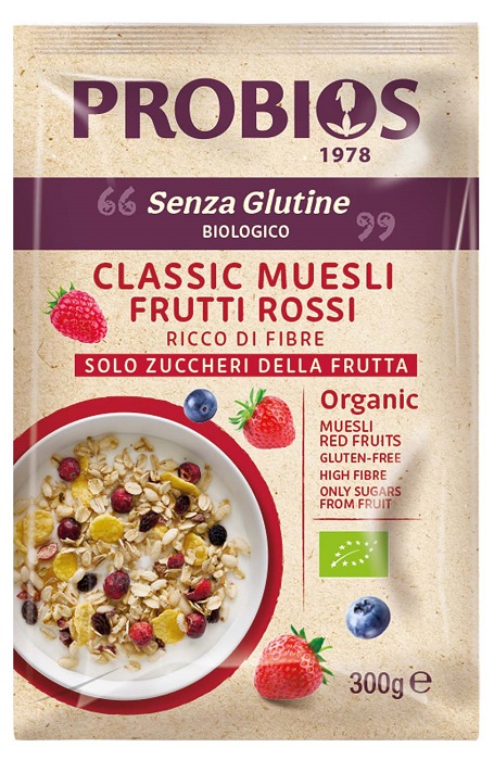 PROBIOS CLASSIC MUESLI FRUTTI ROSSI 300 G - Farmaunclick.it